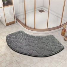 Bathroom Absorbent Mat Curved