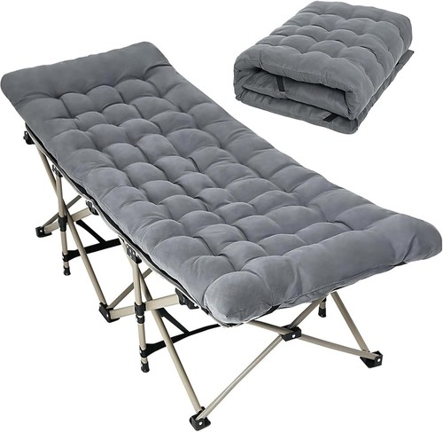 Folding camping cot bed heavy - folding,