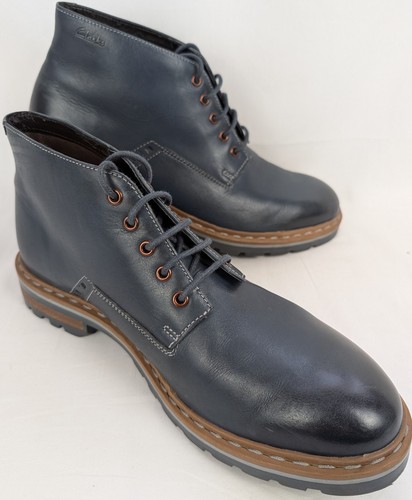 Clarks boots mens blue - clarks, 8