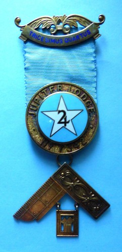Masonic silver past master - silver,
