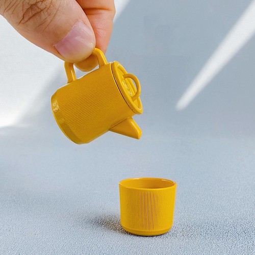 Mini teapot teacup alloy - teacup, toys