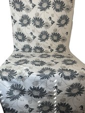 Laura Ashley Kimono Charcoal Cotton/Linen Fabric W54" x L3.2M Vintage 2005