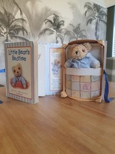 Jane Hissey, Little Bear’s Bedtime, Teddy Bear + Hardback Book Giftset, Rare