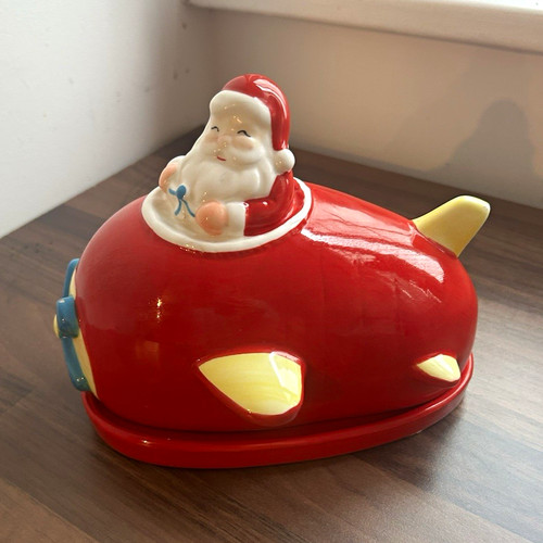 Santa christmas lidded - santa,