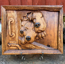 Carved painting of dogs,dog