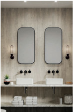 Bushboard Nuance Chalkwood Riven Finishing Wall Panel 2420mm x 160mm x 11mm