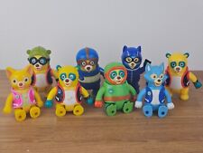 Disney Special Agent Oso Figures Toy Lot of 8 Figures 2010 bundle