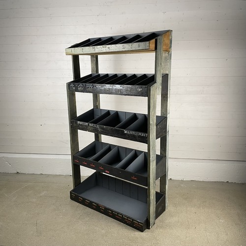 Vintage industrial shelving - vintage,