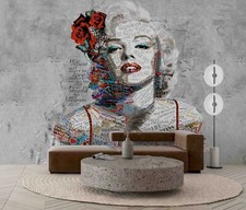 3D Graffiti Marilyn Monroe
