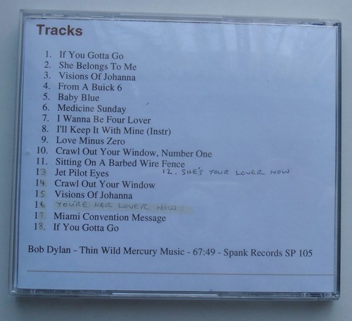 Bob dylan bootleg thin wild - bob,