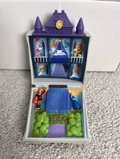Vintage Sleeping Beauty and Prince set Castle Pocket Playset Compact 