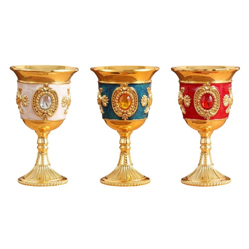 Medieval goblet drinking glass - goblet,