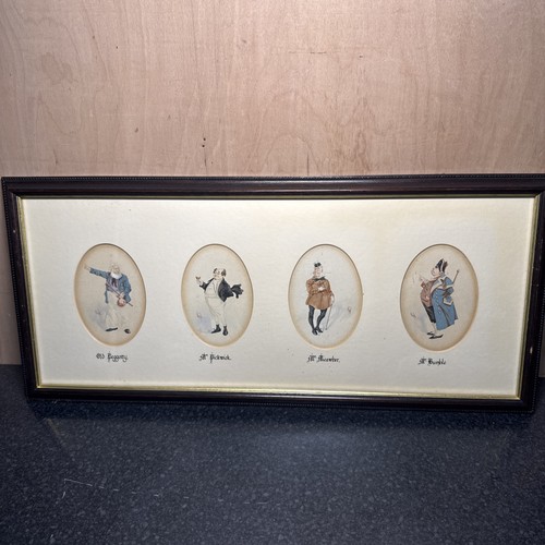 Vintage framed charles dickens - framed,