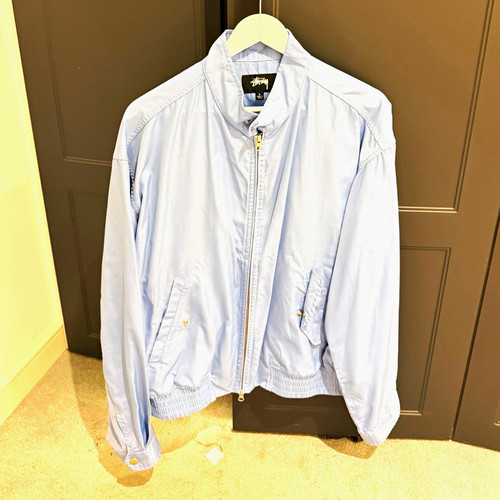 Stüssy men blue nylon - blue, zip
