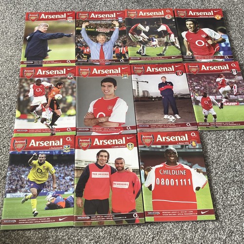 Arsenal home programmes - fc,