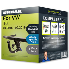 Towbar detachable for VW T6