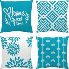 NIULAA Teal Cushion Covers 45