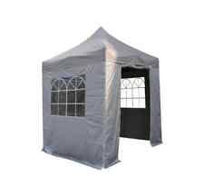 Gazebo Pop-Up Heavy Duty Grey Waterproof 2 x 2m