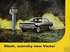 Vauxhall Victor FD 1967-1968 UK Market Launch 8pp Brochure 1600 2000 Saloon