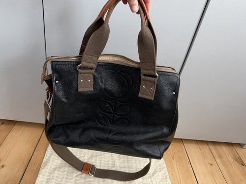 Orla kiely leather top handle - leather,