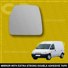 For Fiat Scudo wing mirror glass 96-06 Right Driver side Spherical