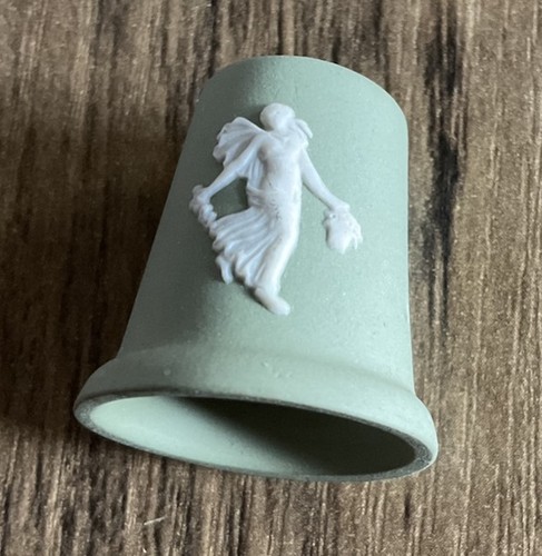 Sage green wedgwood floral - sage,
