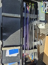 Kap Archery Recurve Riser Bow with Sf Carbon Limbsin Case Easton Arrows Archery