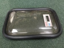 Caravan Campervan Self Build Plastic Door Window With Rubber Surround 34 X 49