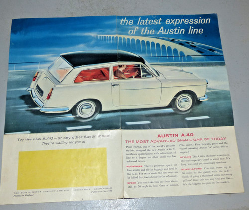Austin a40 farina foldout - austin,