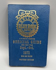 RARE Vintage Kelley Blue Book