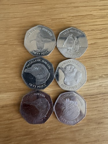 50p coin job lot - job, rare