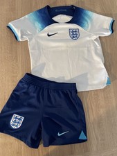 Boys Nike England Football Shirt and Shorts Kits age 4-5
