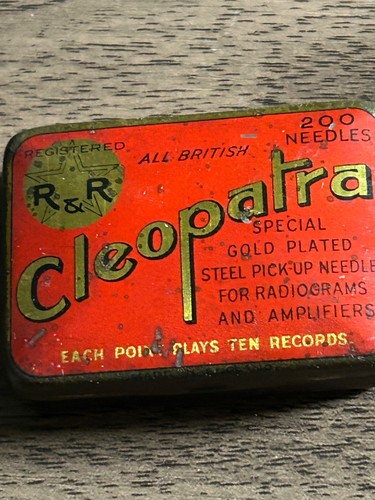 Cleopatra vintage tin - , with