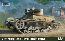 7 TP TWIN TURRET - EARLY (POLISH ARMY MKGS ) #35071  1/35 IBG BRAND NEW