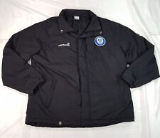 CARBRINI ROCHDALE FOOTBALL A.F.C. THE DALE SIZE XXL 2XL MENS BLACK PADDED JACKET
