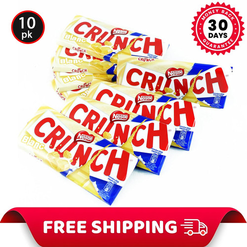 Nestle crunch white chocolate - white,