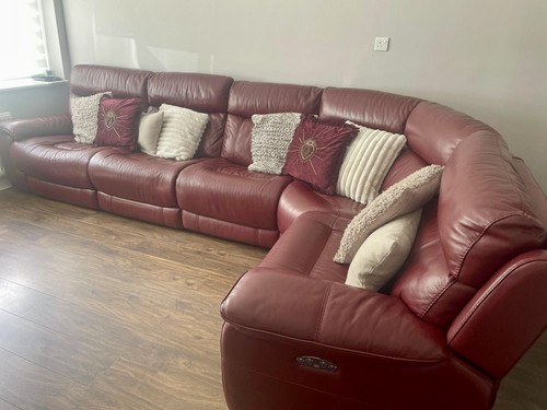 Dfs lucius red - luxury, leather