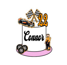 Personalised Racing Car Cake
