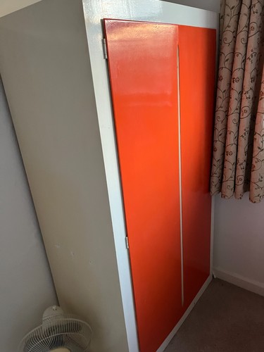 Wardrobe and bed side cabinet - and,