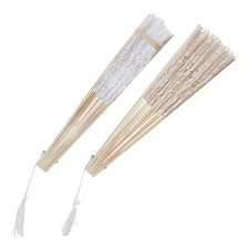 Traditional Pleated Lace Fan