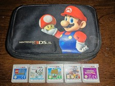 nintendo 3ds bundle xl case with 5 games very good condition