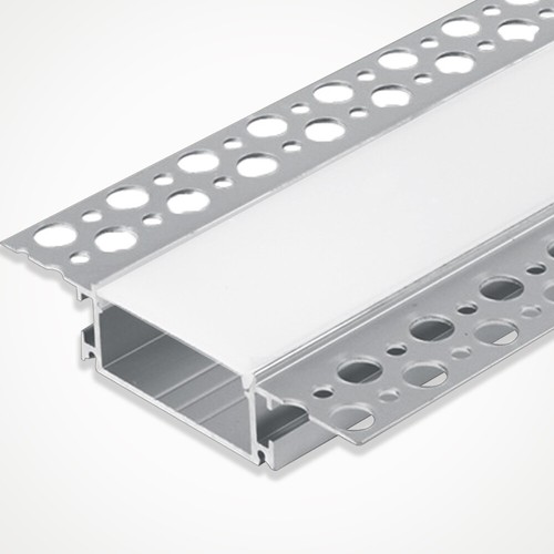 Led aluminium profile cover - aluminium,