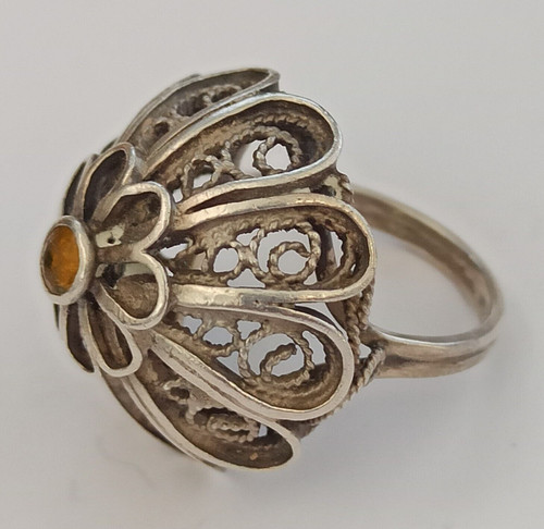 Vintage filigree ring yemenite - vintage,