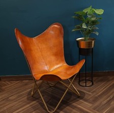 Branded Butterfly Chair New Leather Handcrafted Folding Stand For Realaxing