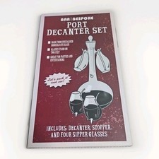 Port Decanter SET With x4