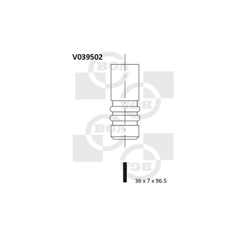 Bga engine intake valve - bga,