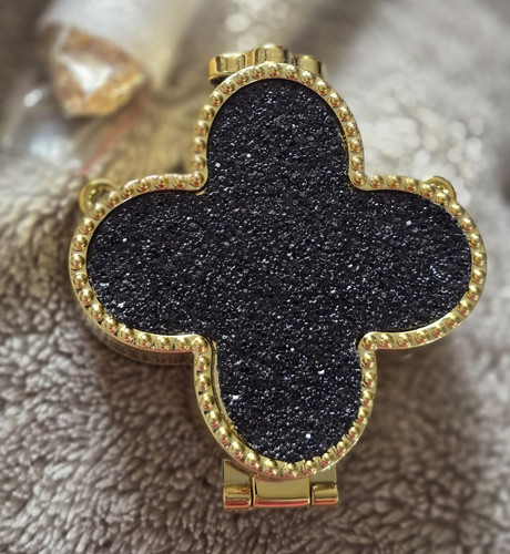 Gold clover vanity case bag - case, |