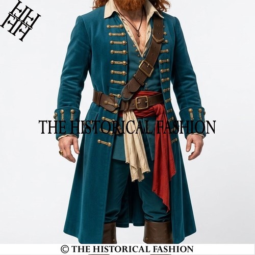 Men pirate captain coat - men,