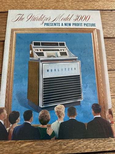Wurlitzer 3000 original flyer - wurlitzer,
