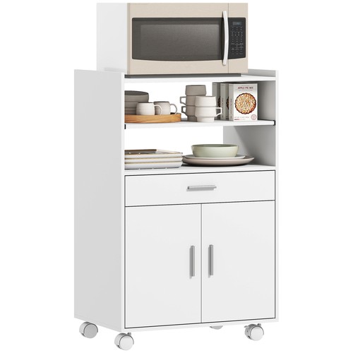 Homcom kitchen trolley with - kitchen,